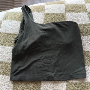 Lululemon asymmetric crop tank